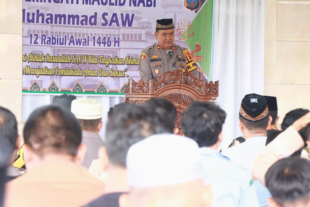 Polres Binjai Gelar Peringatan Maulid Nabi Muhammad SAW 1446 H/2024