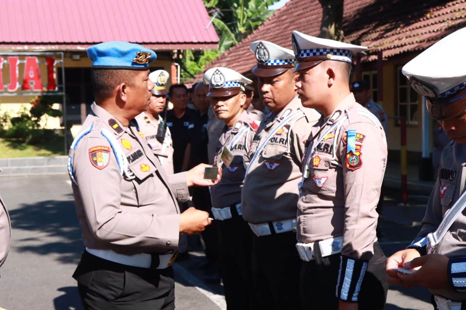 Gaktibplin dadakan terhadap personil polres Binjai oleh Bidpropam Polda Sumut